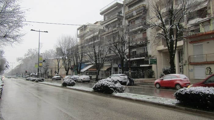 Χιονόπτωση και στην πόλη των Ιωαννίνων 1 giannena xioni epituspost