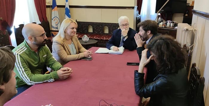 Στην Περιφέρεια και το Δημαρχείο ο Υφυπουργός Πολιτισμού 1 dimarxeio ifipourgos