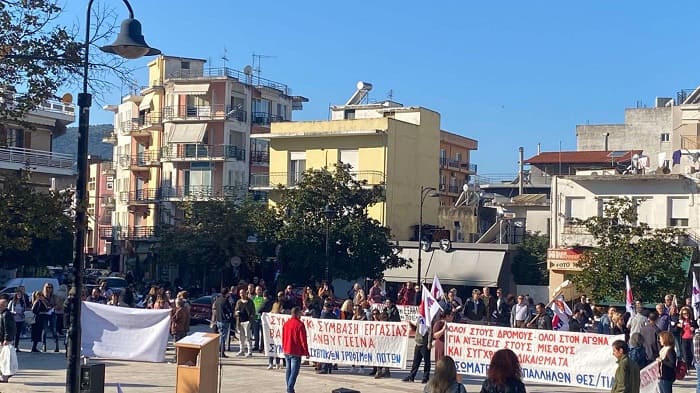 Μεγάλες πορείες σε Άρτα, Πρέβεζα και Ηγουμενίτσα 2 apergia igoumenitsa