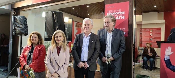 Εγκαίνια εκλογικού και παρουσίαση υποψηφίων από τον ΣΥΡΙΖΑ Ιωαννίνων 3 siriza eklogiko1