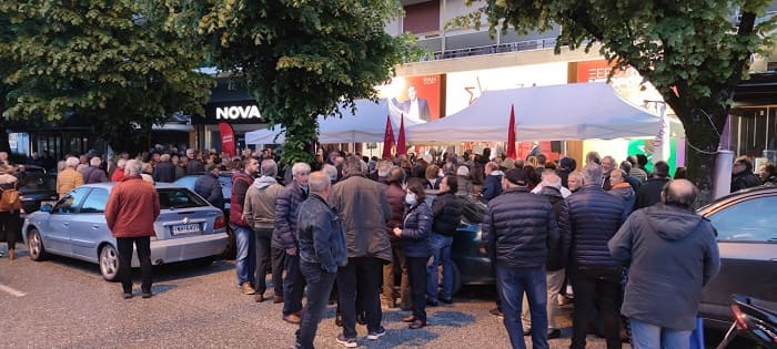 Εγκαίνια εκλογικού και παρουσίαση υποψηφίων από τον ΣΥΡΙΖΑ Ιωαννίνων 1 siriza eklogiko3