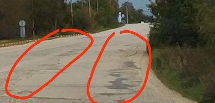 Λακκούβες, μπαλώματα και παγίδες στην ΕΟ Ιωαννίνων- Ηγουμενίτσας ΦΩΤΟ-ΒΙΝΤΕΟ 2 eo kardamitsia1