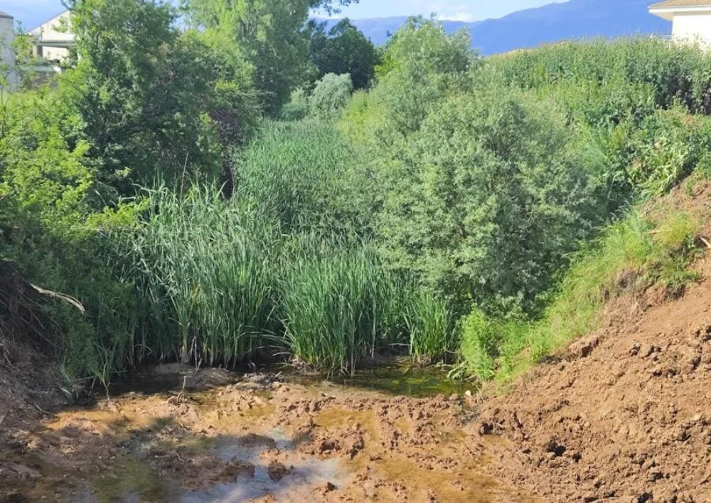 Ιωάννινα: Τάφροι «πνιγμένες» στα χόρτα 2 apostraggistikes tafroi