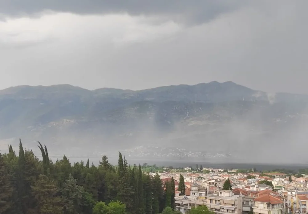 Καταιγίδα σάρωσε τα Ιωάννινα – 31 χιλιοστά βροχής σε μία ώρα 1 kataigida