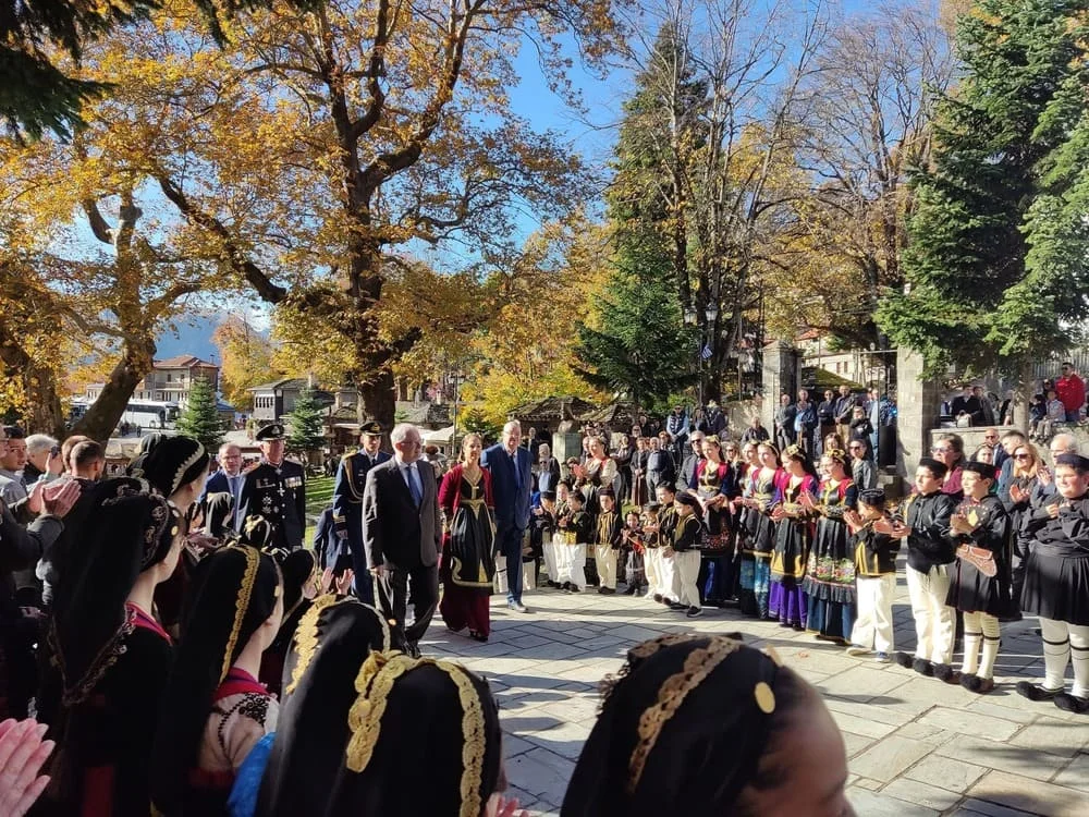 Ενότητα, προπαρασκευή και αισιοδοξία.. Ο Πρόεδρος της Δημοκρατίας τίμησε την απελευθέρωση του Μετσόβου 1 tasoulas metsovo