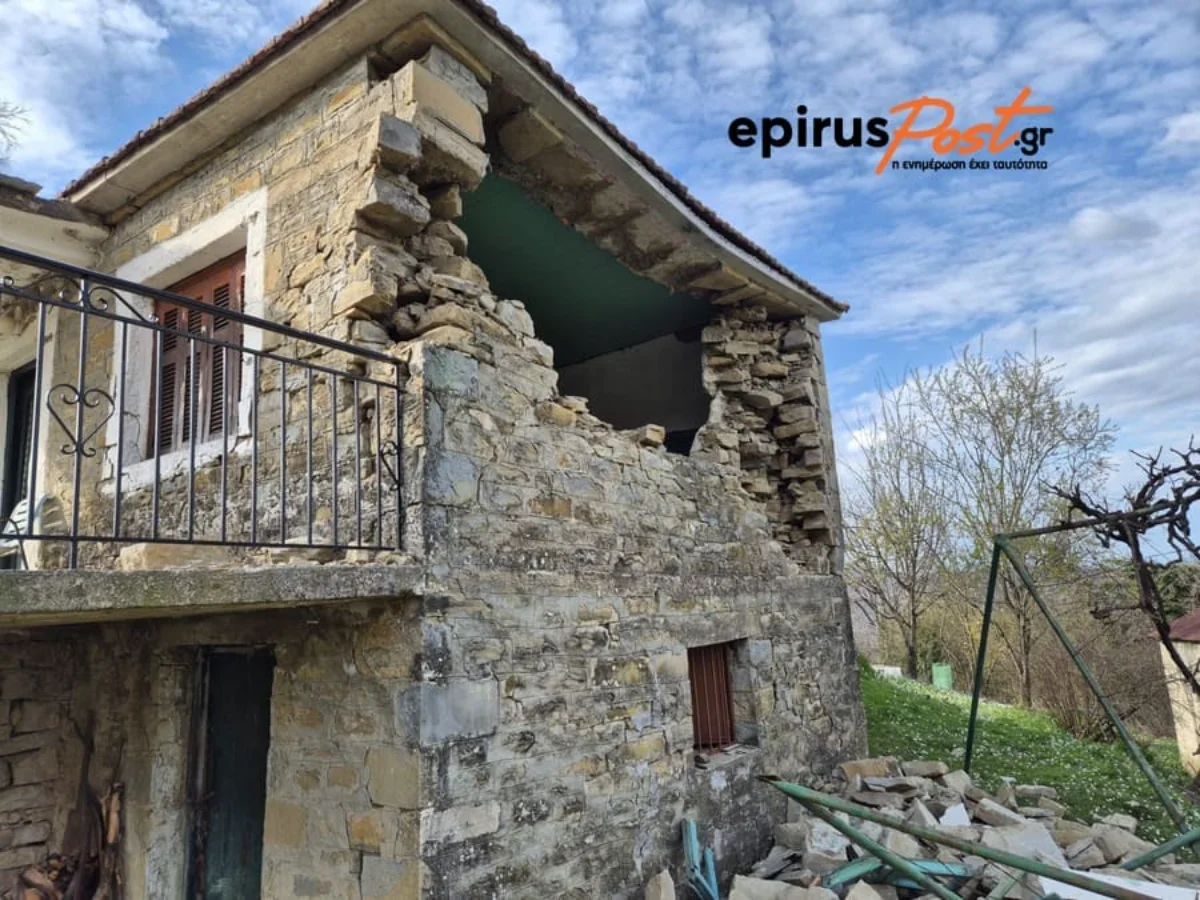 Σεισμός 5,3 Ρίχτερ: Μεγάλες ζημιές σε χωριά του Δήμου Δωδώνης - Αποκαλυπτικές εικόνες σε Ψήνα, Σενίκο και Άγιο Νικόλαο 11 agios nikolaos