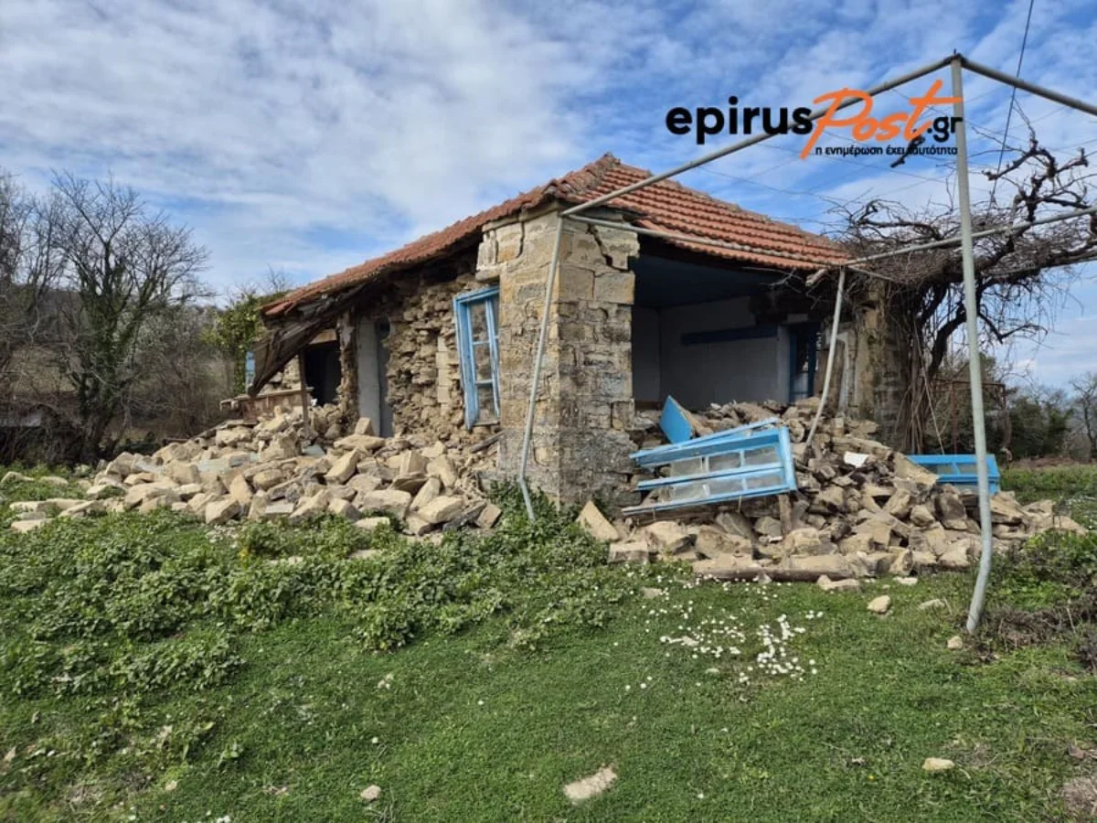 Σεισμός 5,3 Ρίχτερ: Μεγάλες ζημιές σε χωριά του Δήμου Δωδώνης - Αποκαλυπτικές εικόνες σε Ψήνα, Σενίκο και Άγιο Νικόλαο 14 agios nikolaos