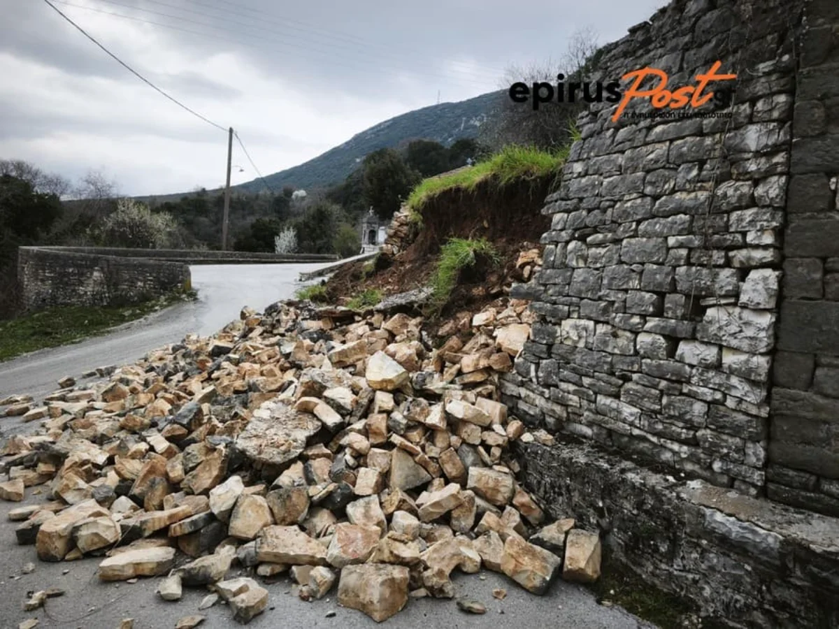 Σεισμός 5,3 Ρίχτερ: Μεγάλες ζημιές σε χωριά του Δήμου Δωδώνης - Αποκαλυπτικές εικόνες σε Ψήνα, Σενίκο και Άγιο Νικόλαο 4 psina