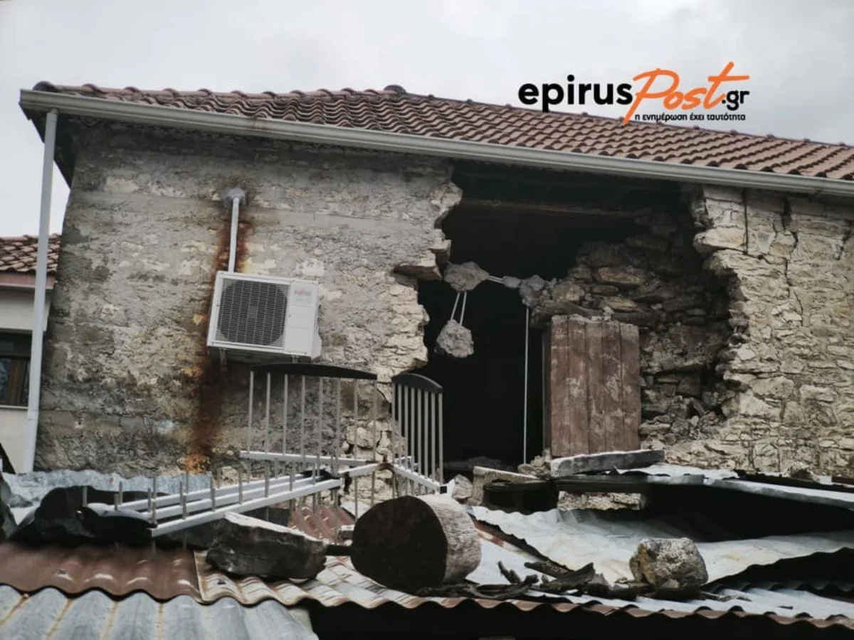 Σεισμός 5,3 Ρίχτερ: Μεγάλες ζημιές σε χωριά του Δήμου Δωδώνης - Αποκαλυπτικές εικόνες σε Ψήνα, Σενίκο και Άγιο Νικόλαο 5 psina