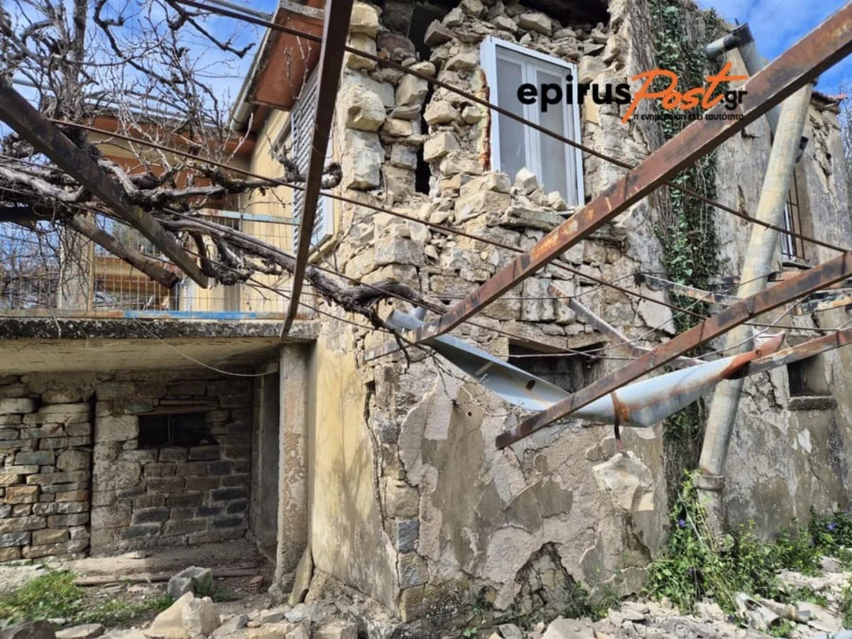 Σεισμός 5,3 Ρίχτερ: Μεγάλες ζημιές σε χωριά του Δήμου Δωδώνης - Αποκαλυπτικές εικόνες σε Ψήνα, Σενίκο και Άγιο Νικόλαο 9 seniko