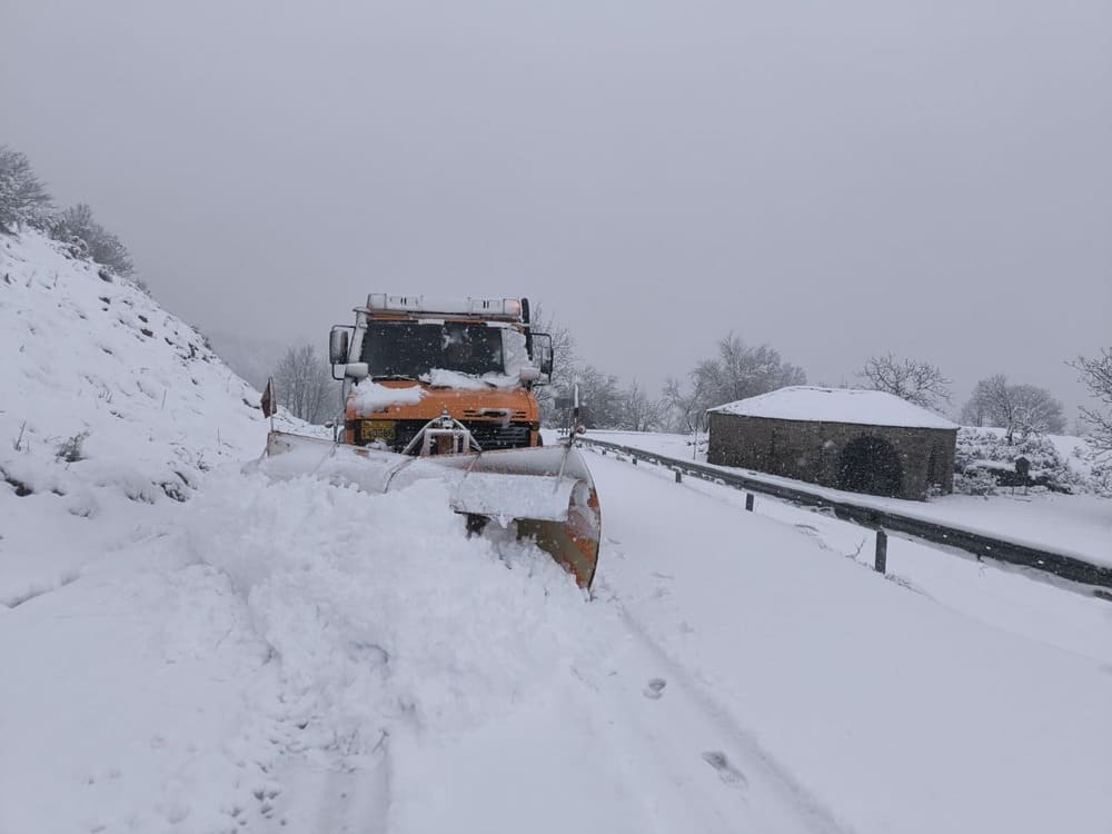 Χιόνια και πεσμένα δέντρα στο Πωγώνι – Σε πλήρη δράση τα συνεργεία του Δήμου 1 xioni pogoni