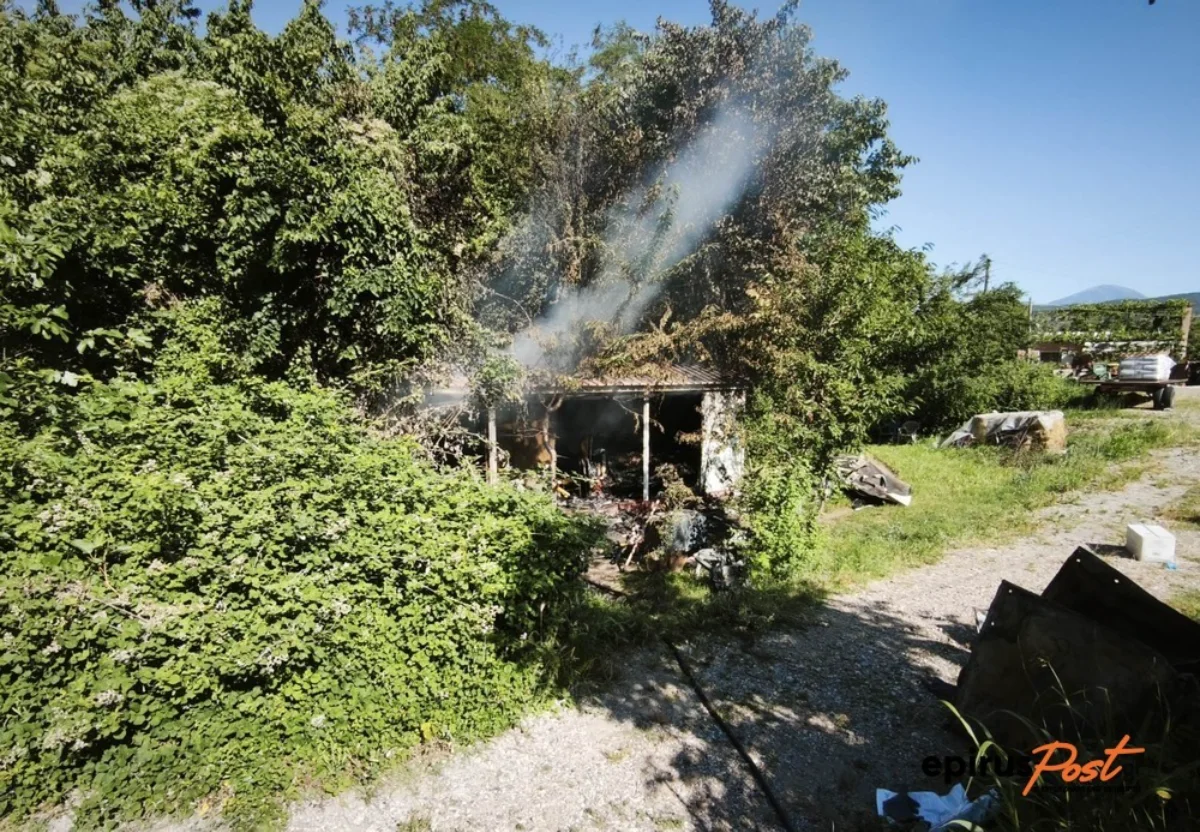 Σε εξέλιξη οι έρευνες για τη φονική πυρκαγιά στην Κόνιτσα- 30 χρόνια σε κοντέινερ ΦΩΤΟ-ΒΙΝΤΕΟ 2 konteiner konitsa