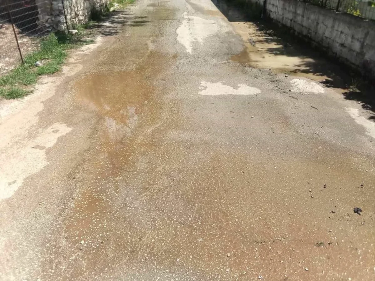 Κρύα: Η γειτονιά που απέκτησε... «ποτάμι» 1 kria diarroi